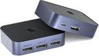 Y.D.F 8K@60Hz DisplayPort Switcher 3 in 1 Out DP1.4 32.4Gbps Data Transfer Switcher Box Aluminum Support 4K@120Hz HDR 3D Compatible with PC/Monitor/Laptop/UHD TV/Discrete Graphics Card