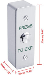Door Access Control System Outswinging 600lbs Magnetic Lock Kit Build-in Alarm Beeper with Remote Controller Exit Button