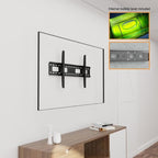 Ultra Slim Flat TV Wall Mount Bracket for Samsung - 55" Class CU8000 Crystal UHD 4K Smart Tizen TV - UN55CU8000FXZA - Low 1.4" Profile Design, Heavy Duty Steel, Flush to Wall, Simple Install