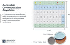Adult Communication Board - Non-Slip, Portable Letter Chart for Non-Verbal, Stroke Recovery, Effective Visual Aids for Non-Speaking Patients, Pain Scale, QWERTY or ABC (ABC - 3 Pack)