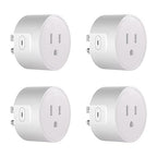 SONOFF Matter Smart Plug S41s, 15A 1800W Max, Remote & Voice Control via Alexa/Google Home, ETL Certified, Timer Outlet, Matter-Compatible with Alexa, SmartThings, Google, and HomeKit (4-Pack)