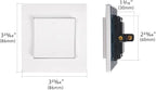 Motorized Shade Wall Switch for 4-Wire AC Tubular Motor - Switch Controller for Motorized Roller Blinds, Skylight Awning, Electric Shades