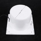 Verizcc Exhaust Fan Extractor, Ventilation Fan Bathroom Garage Exhaust for Kitchen, Bathroom, Bedroom, Low Noise and Energy Saving Waterproof, White