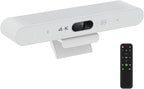 TOALLIN 4K Conference Room Webcam with Mic and Speaker, Ai Auto-Framing & Voice-Tracking, USB Video Bar, All-in-One Video Conference Camera for Online Meetings, Video Calls