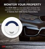 Dakota Alert Wireless Receiver- DCR-4000 Up to 1 Mile Operating Range - Compatible with All Dakota Alert 4000 Series Sensors: SBB-4000, DCHT-4000, DCMT-4000, DCPT-4000, and UT-4000 Transmitters