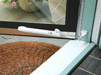 GREENSTAR Touch 'n Hold Smooth - Dual Door Closer System - Heavy Duty - for (Medium and Heavy Weight) Storm, Screen, & Security Doors - New Doors or Replacement for Previous Units (White)