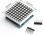EC Buying MAX7219 Dot Matrix Display - 10pcs SCM Control Drive LED Display with Red Display