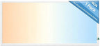 2X4 LED Flat Panel Light with Emergency Battery Backup, 50W 3000K/4000K/5000K, 0-10V Dimmable, 6500 Lumens, LED Drop Ceiling Lights, 100-277V, DLC UL Listed, Ultra Thin Back-Lit(1 Pack)