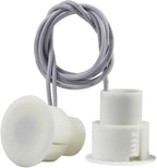 BNYZWOT Recessed Door Contacts NC Security Alarm Window Sensors With Magnetic Reed Switch. 3⁄4 Inch Door Contact Position Switches DCS Work with All Access Control and Burglar Alarm Systems White 5pcs