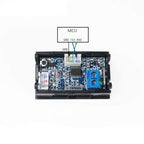 Taidacent Modbus RTU Power Monitor Energy Meter DC Voltage Current Meter Ammeter RS485 TTL Isolated 100V 5A 10A 50A 100A Dual LCD Display (100V5A_Modbus Protocol_485 Isolation)