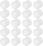 PATIKIL RCA Anti Dust Plug Dustproof Cover, 10pcs 0.4"/10mm Port Stopper Protector Silicone RCA Female Connector for TV Speaker Set-Top Boxes DVD Players Projectors, Clear