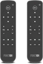 Function101 Pack of 2 Bluetooth Button Remotes for Apple TV/Apple TV 4K - Replacement Apple TV Remote (IR - BLE) No Voice Support, 2 AAA Batteries Included per Remote