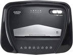 Aurora AU1640XA Anti-Jam 16 Sheet Crosscut Paper/CD and Credit Card/ 5 Gal Pullout Basket Shredder, 30 Minutes Continuous Run Time