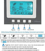 OOYCYOO MPPT Charge Controller 100 amp 12V/24V Auto, 100A Solar Panel Charge Regulator with Blacklight LCD Display Max 100V for Lead-Acid Sealed Gel AGM Flooded Lithium Battery（+1.5M LCD485）