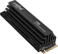 Crucial T705 PCIe Gen5 NVMe 2TB SSD with Heatsink, Up to 14,500MB/s, TLC NAND, Laptop & Desktop (PC) Compatible, for Creatives and Hardcore Gamers, Solid State Drive, 1Mo Adobe CC – CT2000T705SSD5