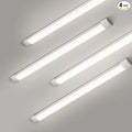 colmeguna 4 Packs 4FT LED Batten Light, Ultra-Thin Slim Ceiling Surface Mounted Light, 40W, 4000K, IP20, LED Ceiling Lamp for Garage, Shop, Hallway, Office, Market