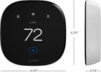 ecobee Smart Thermostat Enhanced - Programmable Wifi Thermostat - Works with Siri, Alexa, Google Assistant - Energy Star Certified - Smart Home