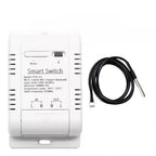 MHCOZY WiFi Temperature Controller Sensor Module, Tuya app Wireless Remote 16A Smart Switch with Energy Consumption Monitoring,Compatible with Alexa Google
