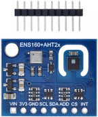 DONGKER ENS160+AHT21 Temperature Humidity Module,High Precision CO2 Air Quality Module for Detection Equipment Humidity Control