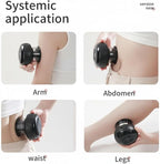 Portable Electric Cupping Massage Therapy Set (5-in-1with Red Light Therapy) - 24-Level Adjustable Suction & Temperature Smart Cupping Therapy Set Ideal for Relieving Back & Neck discomfort 2 Pack