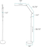 Cocoweb High Powered, dimmable, LED Floor Lamp - Fled-GPS (Mahogany Bronze)