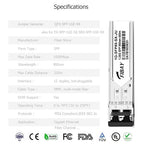 OPSTRAN 1000BASE-SX SFP Optical Transceiver Module Compatible with Juniper QFX-SFP-1GE-SX EX-SFP-1GE-SX SRX-SFP-1GE-SX 850nm 550m DDM Duplex LC MMF