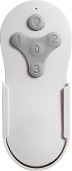 Ceiling Fan Remote Control Replacement, Compatible with Harbor Breeze KUJCE10311/TR214A KUJCE10712/TR214B 2BB78-ITL-F304C | 3-Speed + Light Dimmer | Learning Key Setup with Wall Mount (Remote Only)