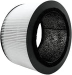 Nispira BAPF160 Replacement Filter K for Bionaire Air Purifier BAP9360W BAP9260W 3-in-1 True HEPA Activated Carbon, 2 Packs