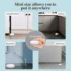 Heiman Water Leak Detectors 3 Packs for Home, Wi-Fi Smart Water Sensor Alarm, 75 dB Water Flooding Alerts and App Remote Notifications, Leak and Drip Detectors for Basement, Kitchen, Laundry, Bathroom