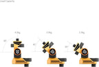 SMALLRIG Adjustable Camera Monitor Mount for ARRI-Style (Bumblebee Edition), 360° Swivel and 180° Tilt Holder Anti-Twist Support 5" and 7" - 5520