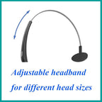 DailyHeadset RJ9 NC Mono Phone Headset for Analog Aastra Nortel Digium Polycom ShoreTel NEC Allworx Toshiba Phones Includes RJ9 and 3.5mm Adapter