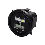 HonorMeet 12V/24V 36V 48V/72V Golf Cart Battery Meter,Lead Acid Battery Level Indicator,Charging Reminder,Resettable Hour Meter for Golf Cart Club Car Forklift Go-Kart Motorhome Electric Car Go-Kart.