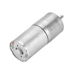 25mm DC 12V 25GA-370 Low Speed Metal Gear Motor for Electronic Locks Robots Electric Curtains Doors Mixers Monitoring Devices Pet Feeders DIY Projects