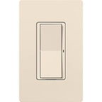 Lutron Claro Smart Light Switch for Caseta Lighting, for LED Lights, Fans, 5 Amp, Single-Pole/3-Way, Neutral Required, DVRF-5NS-LA, Light Almond