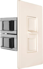 OSD Audio 100W Sleek, Modern, Minimalist Design in Wall Volume Control, Slider Almond Impedance Matching SLS100