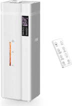 Zeova 13L/3.4Gal Humidifiers for Bedroom, Ultrasonic Warm & Cool Mist Humidifier Large Room, Covers 800ft², 72H Runtime, 24H Timer, 3 Mist Modes Top Fill Quiet Humidifiers for Home, Office, White