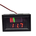 Battery Charge Level Indicator Universal Car Battery Capacity Meter Tester Checker 12v-60v Red Motorcycle Checker Auto Tester Fuel Gauge Indicator