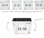 Timer, Creative Shaking Alarm Clock, 5, 25 and Any Minute Time Management Device, Kitchen Timer, Classroom or Meeting Timer, Sports Timer