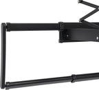 banborba Electric Retractable Airing Rack, Ceiling Mounted Clothes Drying Rack, Retractable Clothesline, Vertical Laundry Drying Rod with LED Light & Remote, 110V 24W, Black