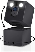 Jqimn 2K Security Camera Indoor - 5G&2.4G WiFi Cameras for Home Security, Pet/Dog/Baby Monitor with Phone APP 360Pan/Tilt, One-Tap Call 911, Al Motion Tracking, 24/7 Recording, Night Version