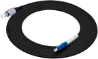 Jeirdus 450M LC to FC Outdoor Armored Simplex SM Fiber Optic Cable Jumper Optical Patch Cord Singlemode 9/125 450Meters LC-FC