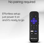 Ceybo OEM Remote Control for Onn Roku Smart TV with Netflix, Disney+, Apple TV, and HBO Max Shortcut Keys