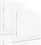 Morvat Access Panel 12x12 Inch for Drywall & Ceiling with Door, Heavy-Duty Durable ABS Plastic & Easy Install Access Box, Wall Hole Cover Plate for Plumbing & Electrical Cables & Wiring, White, 2 Pack