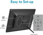 ybest Extra Large Day Date Time Digital Day of Week Clock 8 Alarm Option for Seniors Elderly with Impaired Vision Memory Loss Demenita Clocks