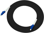 Jeirdus 25M LC to LC Outdoor Armored Simplex 9/125 SM Fiber Optic Cable Jumper Optical Patch Cord Singlemode 25Meters 80ft LC-LC