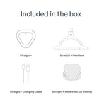 Straight Plus AI Powered Posture Corrector Trainer Device (Necklace Included) - Back Brace Smart Straightener Office Work Support - Back Postur Corrector Device - Posture Corrector for Women & Men