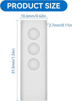 Protective Silicone Case Cover for SimpliSafe KeyFob - Arm and Disarm Remotely, Flexible Case for SimpliSafe Home Security System KeyFob - Latest Gen (White)
