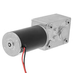 12V 200RPM 5840 31ZY Permanent Magnet DC Turbo Geared Motor Reduction Motor for Remote Control Curtains Paper Shredders Black 1Pcs