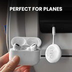 Avantree SoundJet R1 – 25Hr Airplane Bluetooth Adapter for All AirPods (Pro/Max) with Qualcomm Chipset & aptX Adaptive, Wireless Audio Transmitter for Flight Travel, Works with Bose & Other Headphones