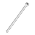 Kozelo 5pcs Socket Head Cap Screws - [M5-0.8 x 110mm] 304 Stainless Steel Allen Socket Drive for Electrical Motor 3D Printing Fan Engine Replacement Use, Silver